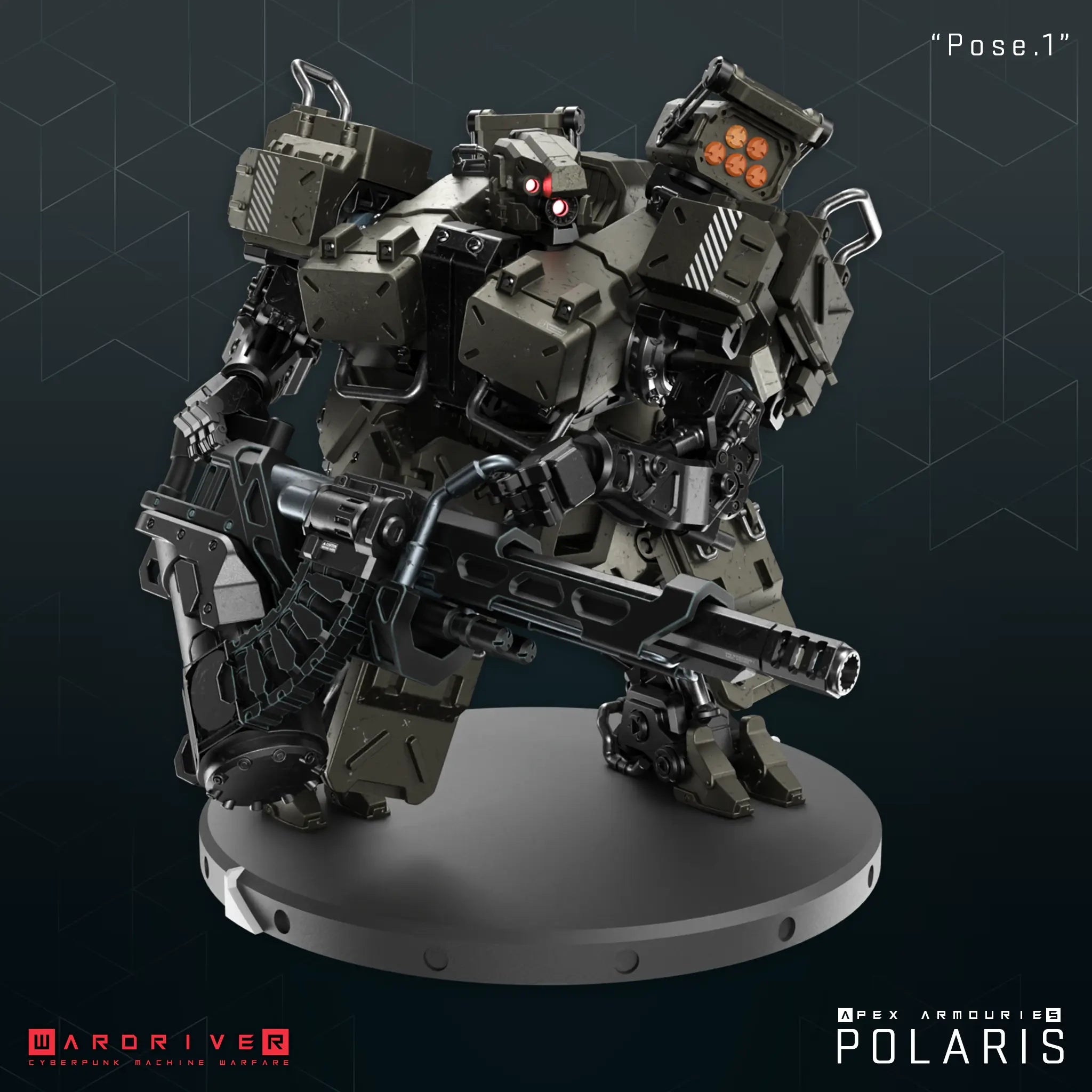 Polaris - Apex Armouries Heavy Mech Laserforge Miniatures
