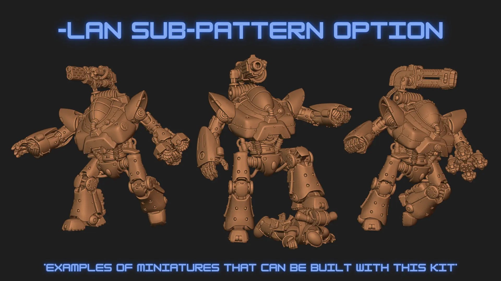 Castle Pattern Robots (4) - Builder Kit Realm of Gears