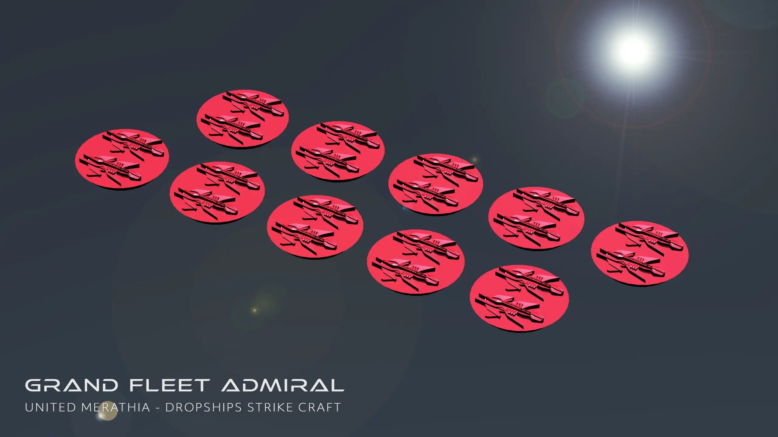 Merathian Khanate - Strike Craft Packs (10) Grand Fleet Admiral