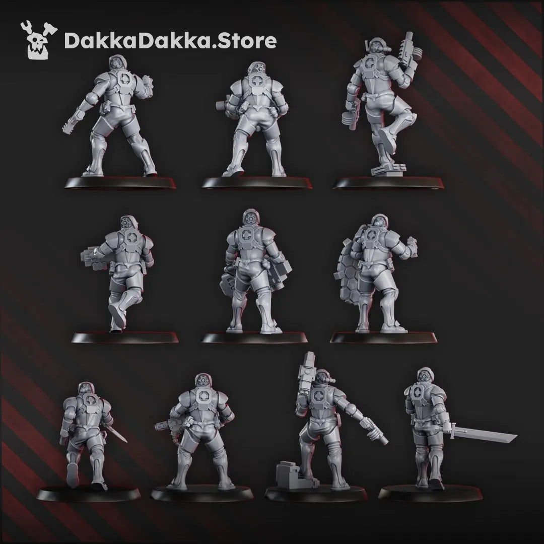 Warband Pack 1 - Doomsday Lab Killers - OPR Warcells DakkaDakka
